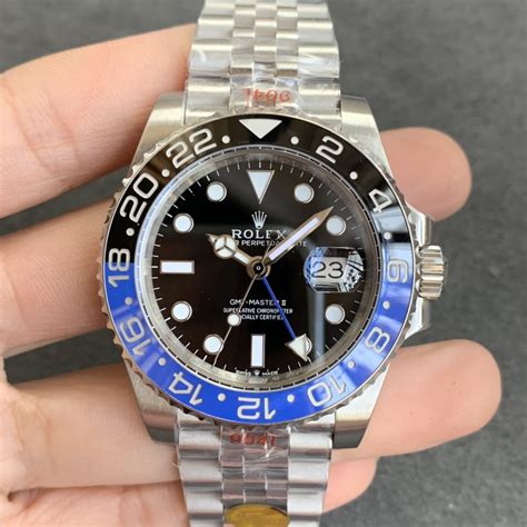 rolex gmt master 2 batman fake|rolex batman gmt for sale.